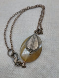 Vintage Style Bohemian Jewelry Necklace Pendant Charm Antique Brass Chain