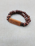 Christian Bracelets I am Blessed wooden Jewelry Unisex