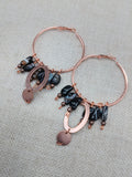 Copper Earrings Women Dangle Jewelry Fashion Beaded Ethnic