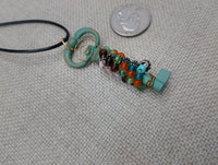 Key Necklace Patina Cute Teen Jewelry Beaded Birthday Gift Ideas