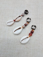 Locs Hair Jewelry Dreadlocks Twist Braids Accessories Cowrie Beads Antique Copper Handmade Men Women Set of 8
