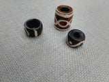 Loc Jewelry Hair Accessories Dread Beads Locs Men Women Black Owned Business Brown Cream Twist Braids Set of 3