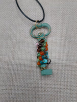 Key Necklace Patina Cute Teen Jewelry Beaded Birthday Gift Ideas