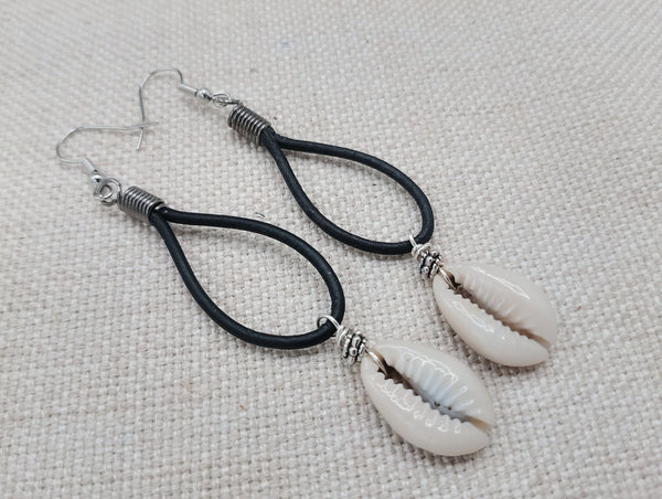 Boho Cowrie Earrings Women Dangle Jewelry Fashion Statement