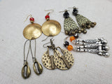 Boho Earrings Women Jewelry Set of 5