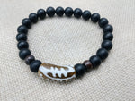 Gye Nyame Bracelets Beaded African Ghana Jewelry Unisex Black