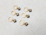 Hair Locs Jewelry Heart Antique Gold Small Twist Braids Dreads Women Dangle Brass