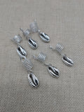 Silver Cowrie Hair Jewelry Accessories Locs, Twist, dreads, and braids