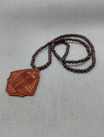 Men Necklace Wood Beaded Egyptian King Pharaoh Jewelry Gift Statement