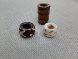 Locs Hair Jewelry Dreadlocks Large Hole Accessories Dread Beads Men Women Black Owned Business Brown Cream Twist Braids Set of 3