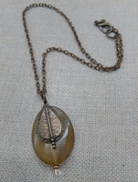 Vintage Style Bohemian Jewelry Necklace Pendant Charm Antique Brass Chain