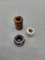 Locs Hair Jewelry Dreadlocks Large Hole Accessories Dread Beads Men Women Black Owned Business Brown Cream Twist Braids Set of 3