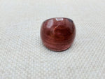 Vintage Chunky Purple Glass Rounded Ring Size 6