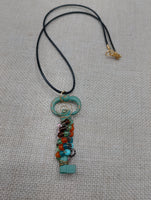 Key Necklace Patina Cute Teen Jewelry Beaded Birthday Gift Ideas
