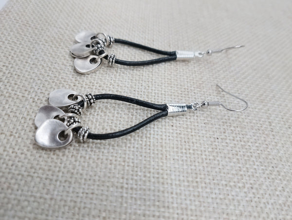 Silver Earrings Dangle Women Jewelry Statement Drop