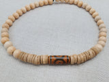 Men Necklace Beaded Agate Stone Jewelry Statement