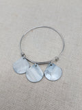Mother of Pearl Jewelry Set Necklace Earrings Bracelet Set Gift Women Adjustable