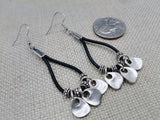 Silver Earrings Dangle Women Jewelry Statement Drop