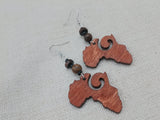 Africa Earrings Beaded Jewelry Wooden
