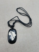 Black Africa Pendant Necklace Adjustable Unisex Jewelry