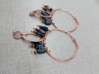 Copper Earrings Women Dangle Jewelry Fashion Beaded Ethnic