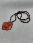 Men Necklace Wood Beaded Egyptian King Pharaoh Jewelry Gift Statement
