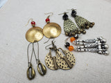 Boho Earrings Women Jewelry Set of 5