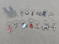 Silver Hair Jewelry Locs Dreads Accessories Set of 19 Charms Pendant Dangle