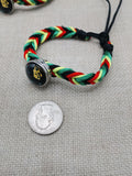 Rasta Snap Bracelets Handmade African Jewelry Animal Bracelets Unisex