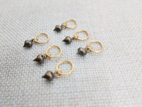 Hair Locs Jewelry Heart Antique Gold Small Twist Braids Dreads Women Dangle Brass
