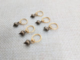 Hair Locs Jewelry Heart Antique Gold Small Twist Braids Dreads Women Dangle Brass