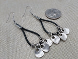 Silver Earrings Dangle Women Jewelry Statement Drop