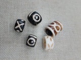 Set of 5 Hair Accessories Large Dread Beads Accessories Locs Men Women Black Owned Business Brown Cream Twist Braids