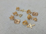 Gold Hair Jewelry Accessories Locs Twist Braids Ankh Elephant