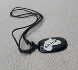 Black Africa Pendant Necklace Adjustable Unisex Jewelry
