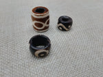 Loc Jewelry Hair Accessories Dread Beads Locs Men Women Black Owned Business Brown Cream Twist Braids Set of 3