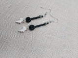 Africa Earrings Black Small Beaded Women Jewelry
