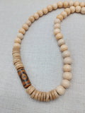 Men Necklace Beaded Agate Stone Jewelry Statement