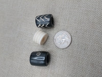 Large Hair Accessories Dread Beads Locs Men Women Black Owned Business Brown Cream Twist Braids Set of3