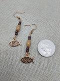 Jesus Earrings Small Beaded Jewelry Women
