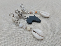 Hair Accessories Dreadlocks Dangle Beaded African Ethnic Stone Twist Dreads Locs