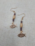 Jesus Earrings Small Beaded Jewelry Women