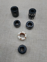 Locs Hair Jewelry Set of 6 Accessories Large Dread Beads Men Women Black Owned Business Brown Cream Twist Braids