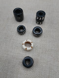 Locs Hair Jewelry Set of 6 Accessories Large Dread Beads Men Women Black Owned Business Brown Cream Twist Braids