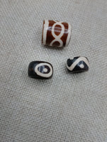 Loc Jewelry Hair Accessories Dread Beads Locs Men Women Black Owned Business Brown Cream Twist Braids Set of 3