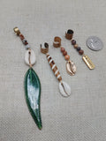 Locs Hair Jewelry Braids Twist Unisex Accessories Dreadlocks Beaded Cowrie Stones Blessed Fall Gift