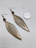 Women Earrings Tribal Ethnic Jewelry Antique Bronze Statement