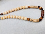 Men's Necklace Beaded Wooden Jewelry Handmade Gift Ideas Statement