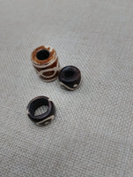 Loc Jewelry Hair Accessories Dread Beads Locs Men Women Black Owned Business Brown Cream Twist Braids Set of 3