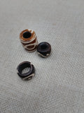 Loc Jewelry Hair Accessories Dread Beads Locs Men Women Black Owned Business Brown Cream Twist Braids Set of 3